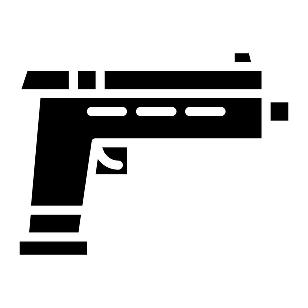 Ilustración aplanada por blaster