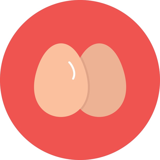 Ilustración de la aplanada de los huevos