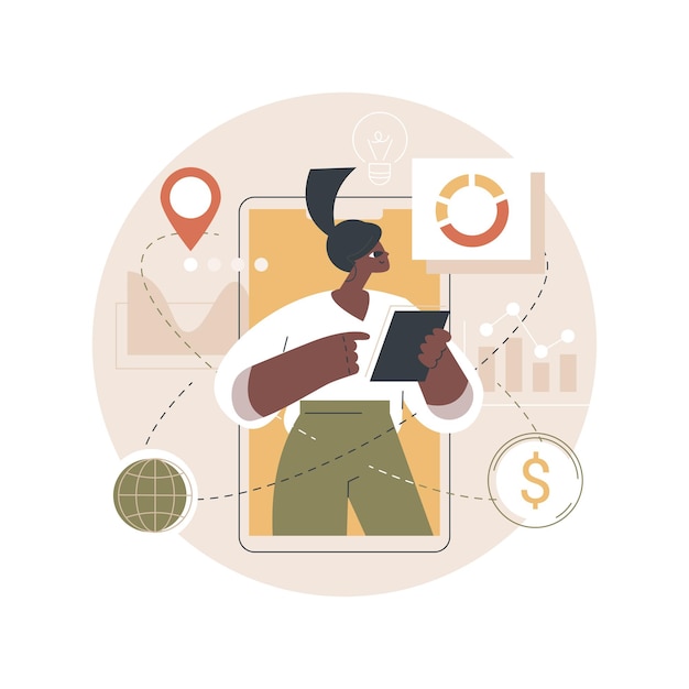 Ilustración de aplicaciones de Internet enriquecidas