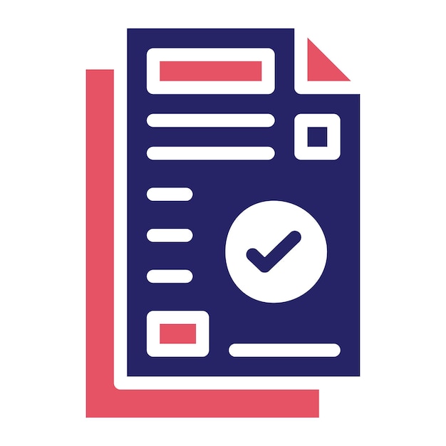 Ilustración aprobada del ícono vectorial del conjunto de íconos de Diplomacia