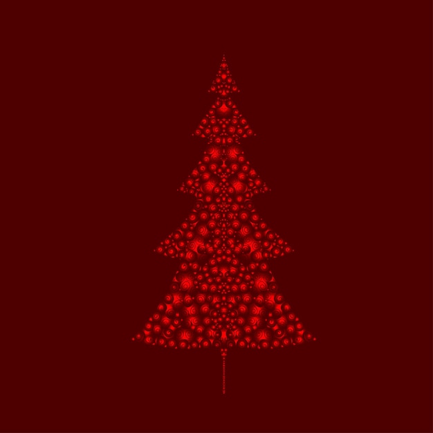 Ilustración del árbol de Navidad