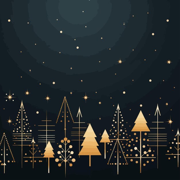 Vector ilustración del árbol de navidad