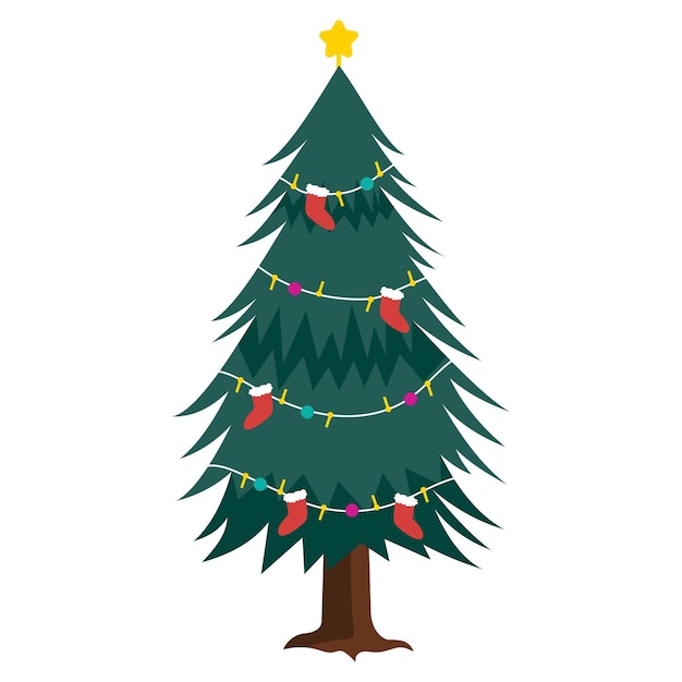 Ilustración del árbol de Navidad
