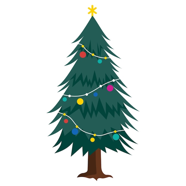Ilustración del árbol de Navidad