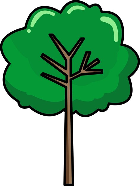 Vector ilustración del árbol