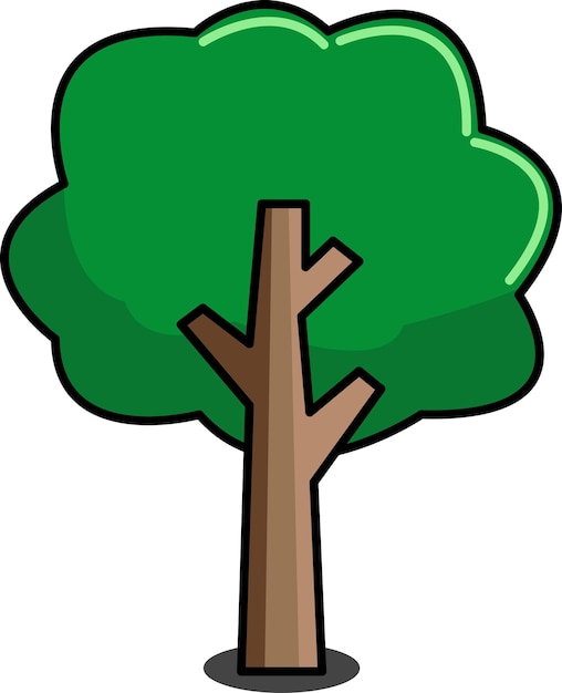 Vector ilustración del árbol