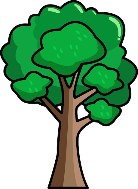 Vector ilustración del árbol