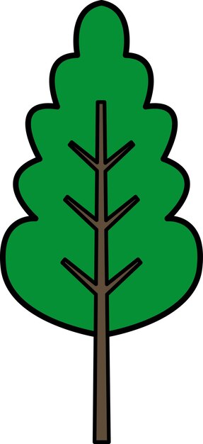 Vector ilustración del árbol