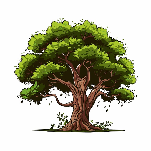 Vector ilustración de árbol