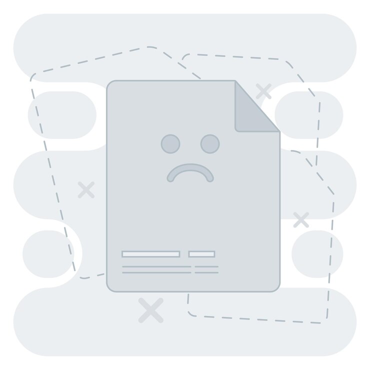 Ilustración de archivo vacío perfecta para proyectos de interfaz de usuario uiux
