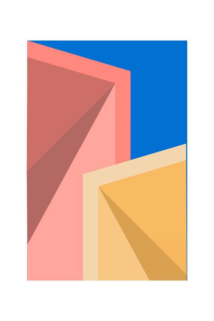 Vector ilustración de arte de construcción de fondo plano