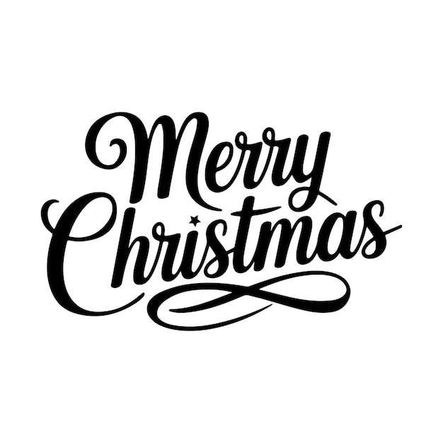 Ilustración de arte del feliz día de Navidad