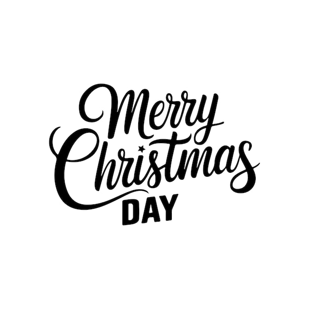 Ilustración de arte del feliz día de Navidad