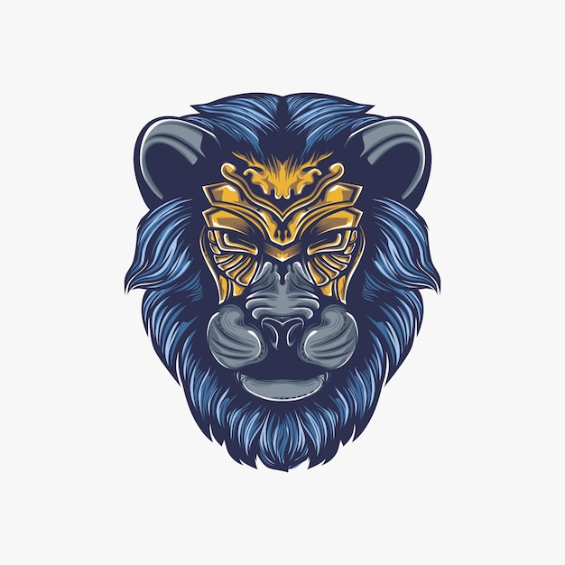 ilustración de arte de león