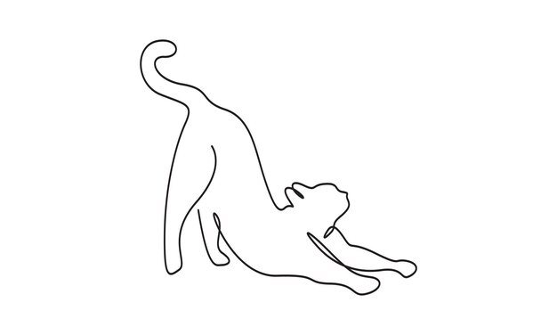 Ilustración de arte de línea minimalista