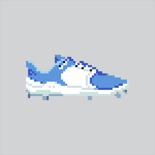 Ilustración de arte de píxeles Zapatillas de béisbol Zapatillas deportivas pixeladas Zapatillas esportivas de béisbal