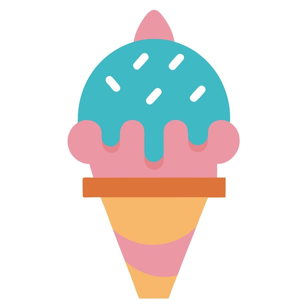 Ilustración de arte de vector de helado