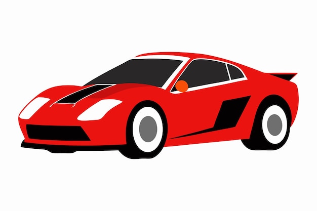 Ilustración de arte vectorial de automóviles deportivos