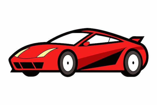Ilustración de arte vectorial de automóviles deportivos