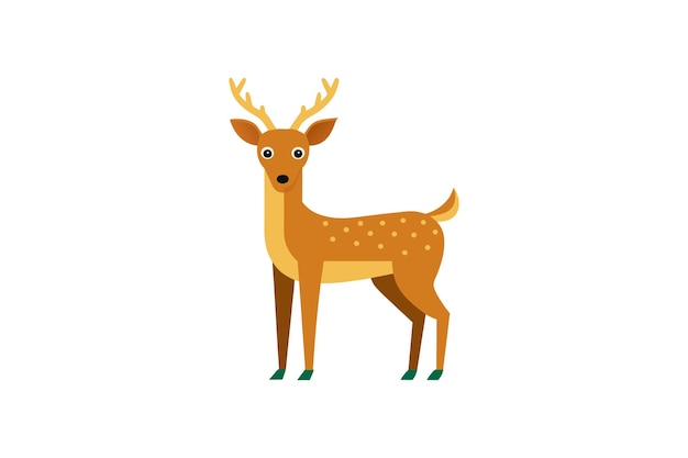 Ilustración de arte vectorial de ciervos