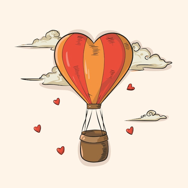 Ilustración de arte vectorial del día de San Valentín