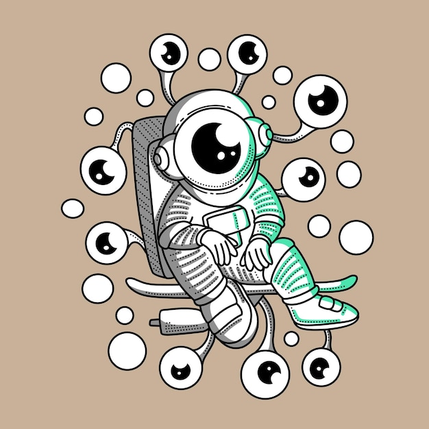 la ilustración de arte vectorial es buena para usar para necesidades de marca y así sucesivamente