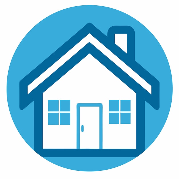 Ilustración de arte vectorial de icono para el hogar