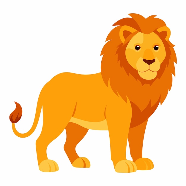 Ilustración de arte vectorial del león 14