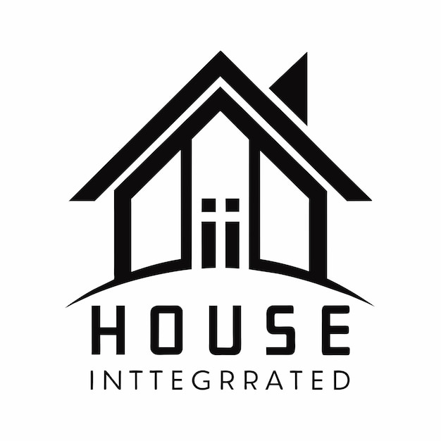 Ilustración de arte vectorial del logotipo de Modern House 18