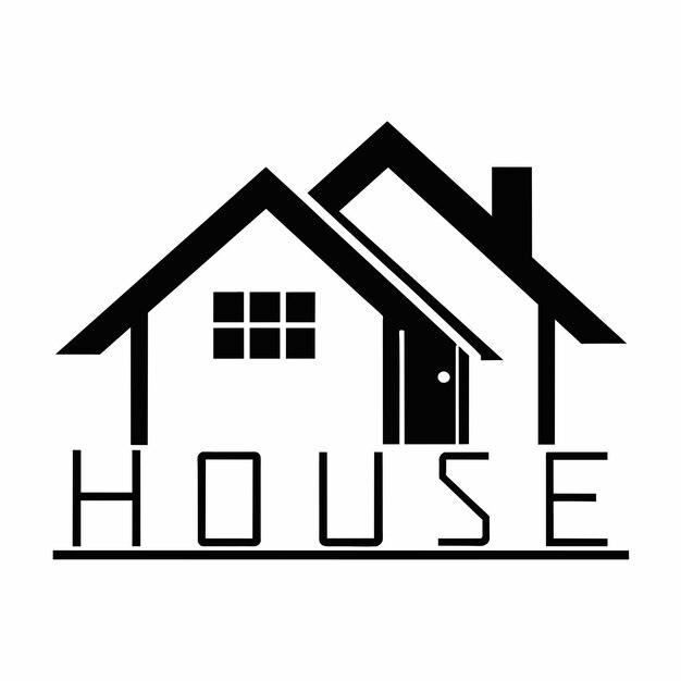 Ilustración de arte vectorial del logotipo de Modern House 24