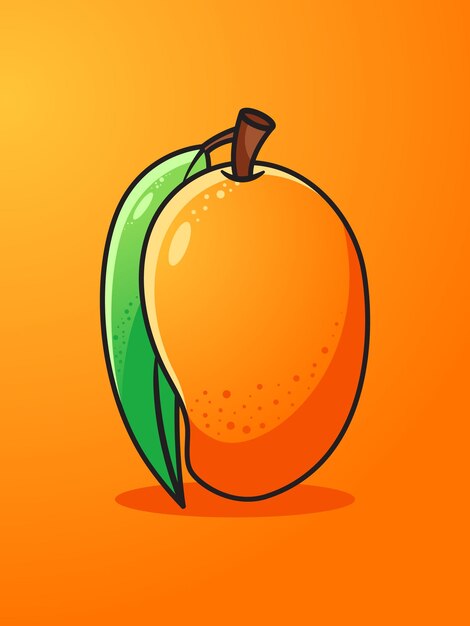 Ilustración de arte vectorial de mango