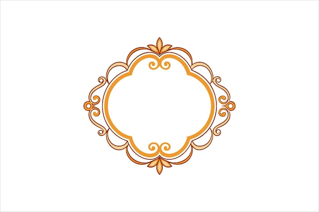 Ilustración de arte vectorial de marco ornamental