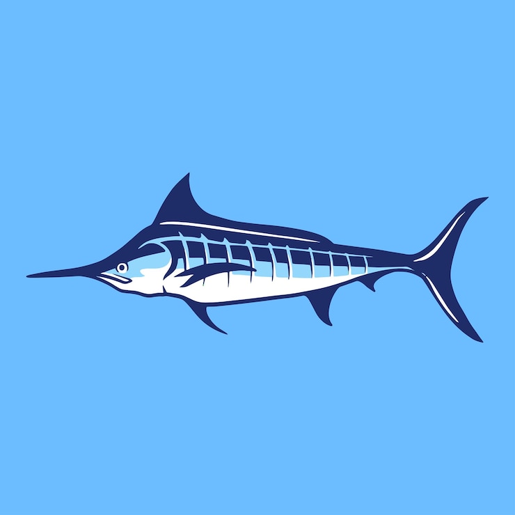 Vector ilustración de arte vectorial de peces