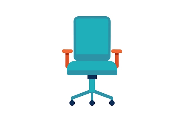 Ilustración de arte vectorial de sillas de oficina
