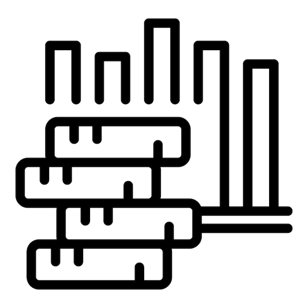 Ilustración artística abstracta del paisaje urbano