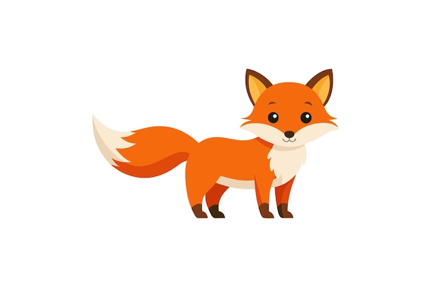 Ilustración artística de imágenes vectoriales de Fox