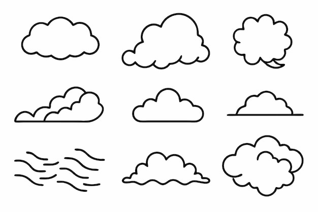 Ilustración artística de la línea Cloud Drift en tonos suaves