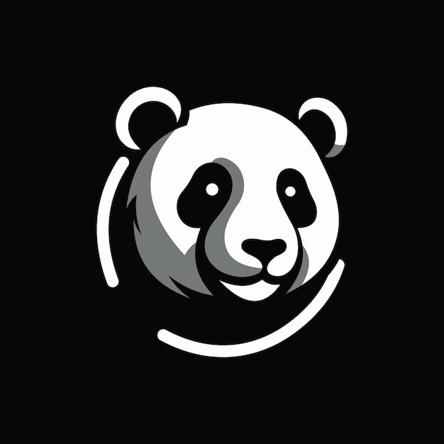 Ilustración artística del panda