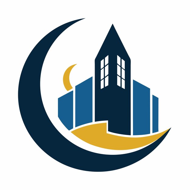 Ilustración artística vectorial del logotipo de la casa