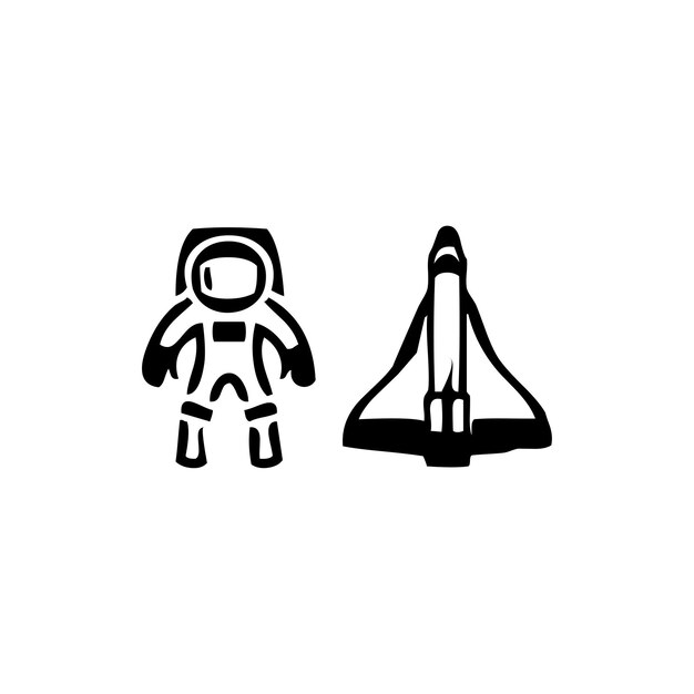 Ilustración de astronauta
