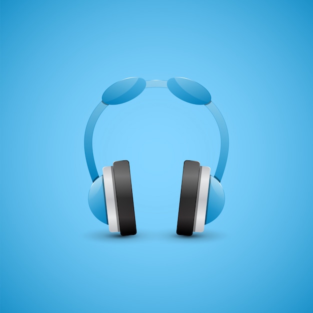 Vector ilustración de auriculares