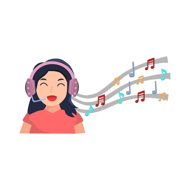 Ilustración de auriculares