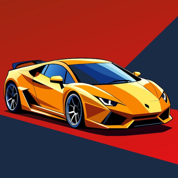 Ilustración de automóviles modernos de vector sport