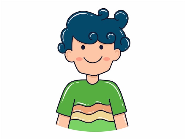 Ilustración de avatar de icono de personaje de personas