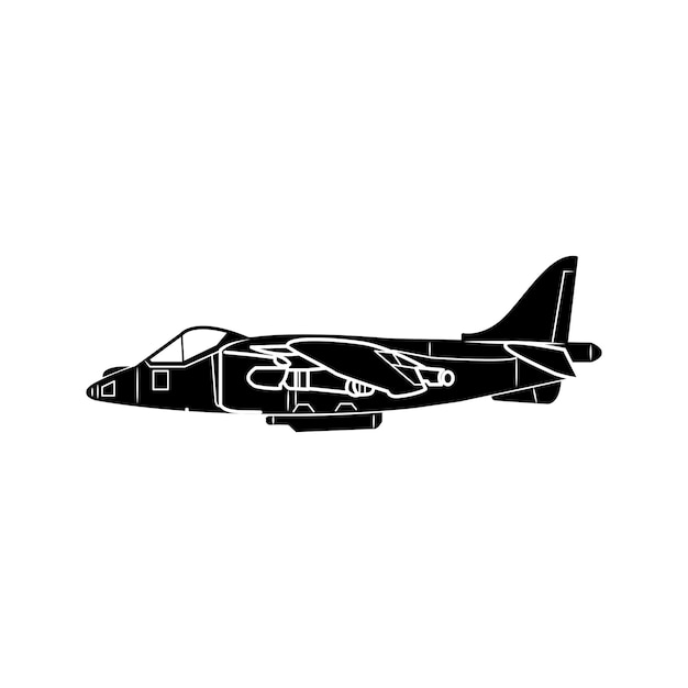Ilustración de aviones militares