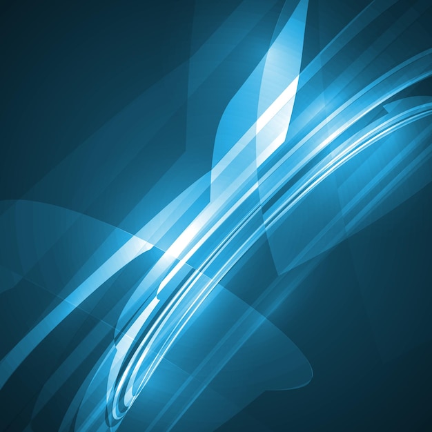 Ilustración azul abstracta
