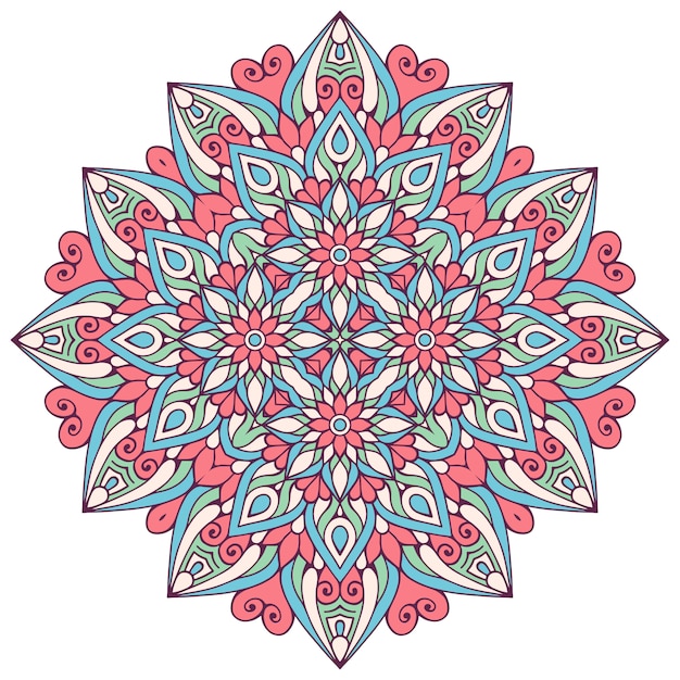 Ilustración de azulejos geométricos decorativos