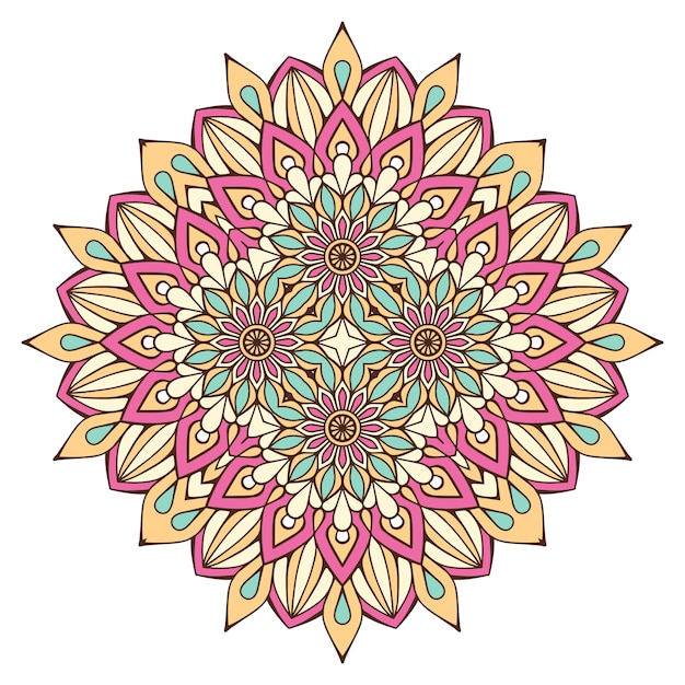 Ilustración de azulejos geométricos decorativos