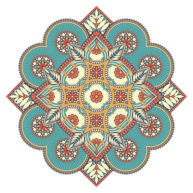Ilustración de azulejos geométricos decorativos