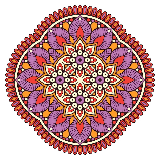 Ilustración de azulejos geométricos decorativos